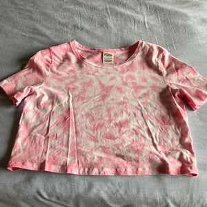 PINK Tie Dye Crop Top